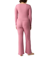 Gap GapBody Women's Ribbed High-Rise Pajama Pants
