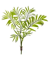 Slickblue Mini Areca Palm Bush for Compact Tropical Decor (Set of 8)