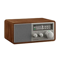 Sangean Sg-116 Walnut Am/Fm Analog Radio Tabletop