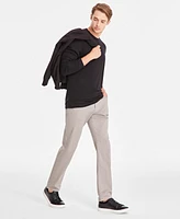 Alfani Alfatech Long Sleeve Crewneck T-Shirt, Created for Macy's