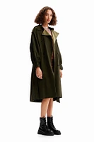 Desigual Women's Oversize belted trench coat