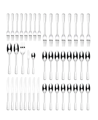 Ornative Yesenia Satin Piece Flatware Set