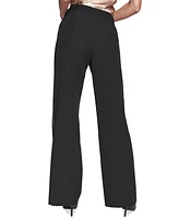 Karl Lagerfeld Paris Women's Rhinestone-Trim Pants