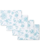 Fiesta Botanical Floral Placemat 13" x 18", Set of 4