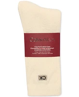 Calvin Klein Women's 2-Pk. Full Terry Casual Crew Socks