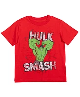 Marvel Toddler Boys Avengers Spider-Man 2 Pack T-Shirts to (2T