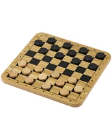 Pavillion Wooden Chess & Checkers Set Game