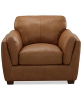 Korder Leather Chair, Created for Macy's