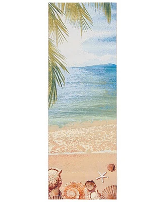 Safavieh Barbados Indoor/Outdoor BAR555A 2'8"x10'5" Runner Area Rug