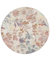 Safavieh Barbados Indoor/Outdoor BAR525B 6'6"x6'6" Round Area Rug