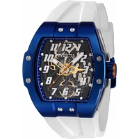 Invicta Men's 43517 Jm Correa Automatic 3 Hand Blue, Transparent Dial Watch