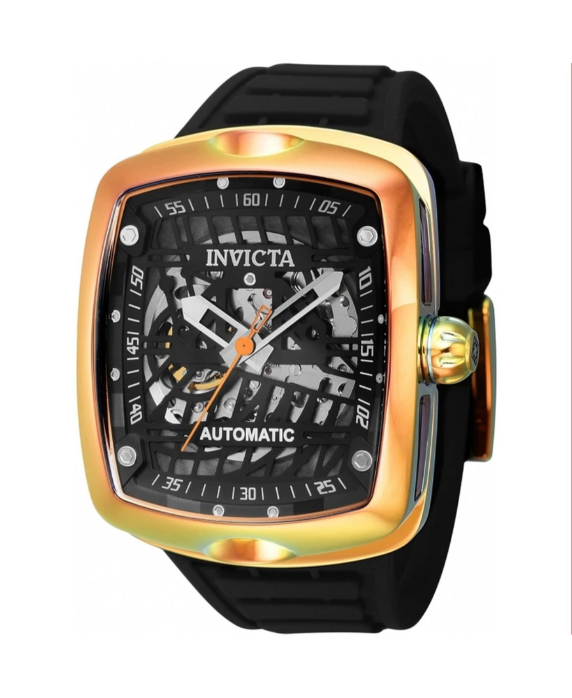 Invicta Men's 44256 S1 Rally Automatic Multifunction Black Dial Watch