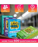 Quokka Who Knows Me Better? - Fun Family Card Trivia Game | Learning & Educational Questions