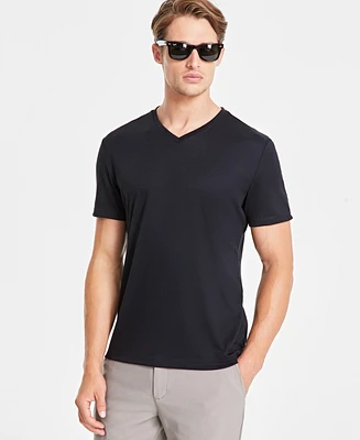 Alfani Men's Travel Stretch V-Neck T-Shirt, Created for Macy's