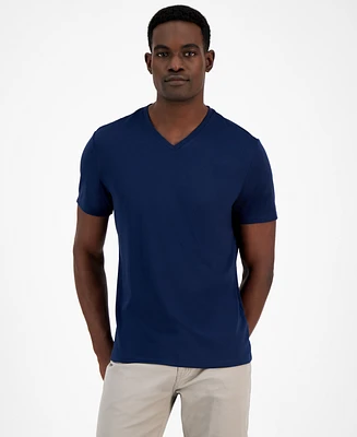 Alfani Men's Travel Stretch V-Neck T-Shirt, Created for Macy's