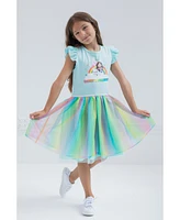 Dreamworks Gabby's Dollhouse Toddler Girls Gabby Pandy Paws Tulle Dress to