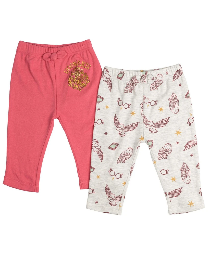 Harry Potter Baby Girls Hedwig Owl 2 Pack Pants Newborn to