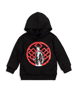 Marvel Boys Eternals Shang-Chi and the Legend of the Ten Rings Shang-Chi Loki Fleece Pullover Hoodie to