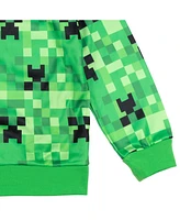 Minecraft Fleece Zip Up Hoodie Little Kid to Big Sizes (4 - 18-20)