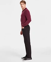 Alfani Men's Five-Pocket Straight-Fit Twill Pants, Created for Macy's