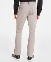 Alfani Men's Five-Pocket Straight-Fit Twill Pants, Created for Macy's