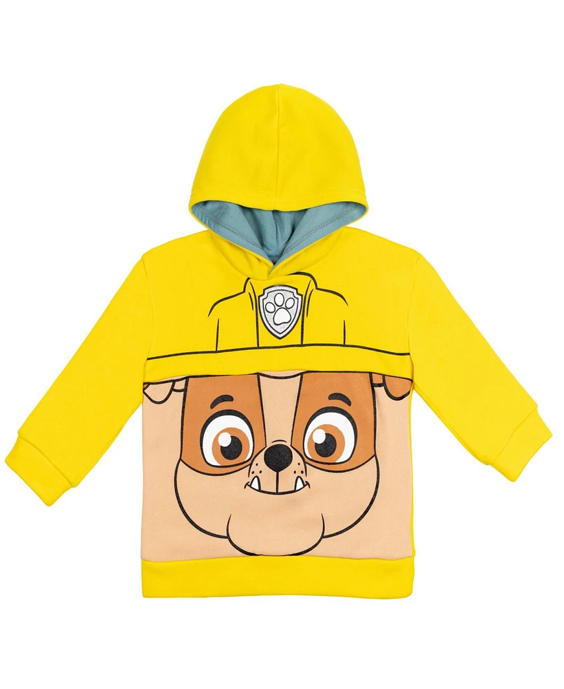 Paw Patrol Toddler Boys Chase Marshall Rubble Zuma Fleece Pullover Hoodie to