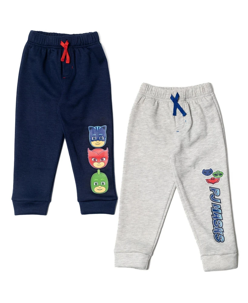 Pj Masks Toddler Boys Gekko Owlette Catboy 2 Pack Jogger Pants to