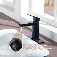 Casainc Drop-In Single-handle Bathroom Faucet with Drain Assembly
