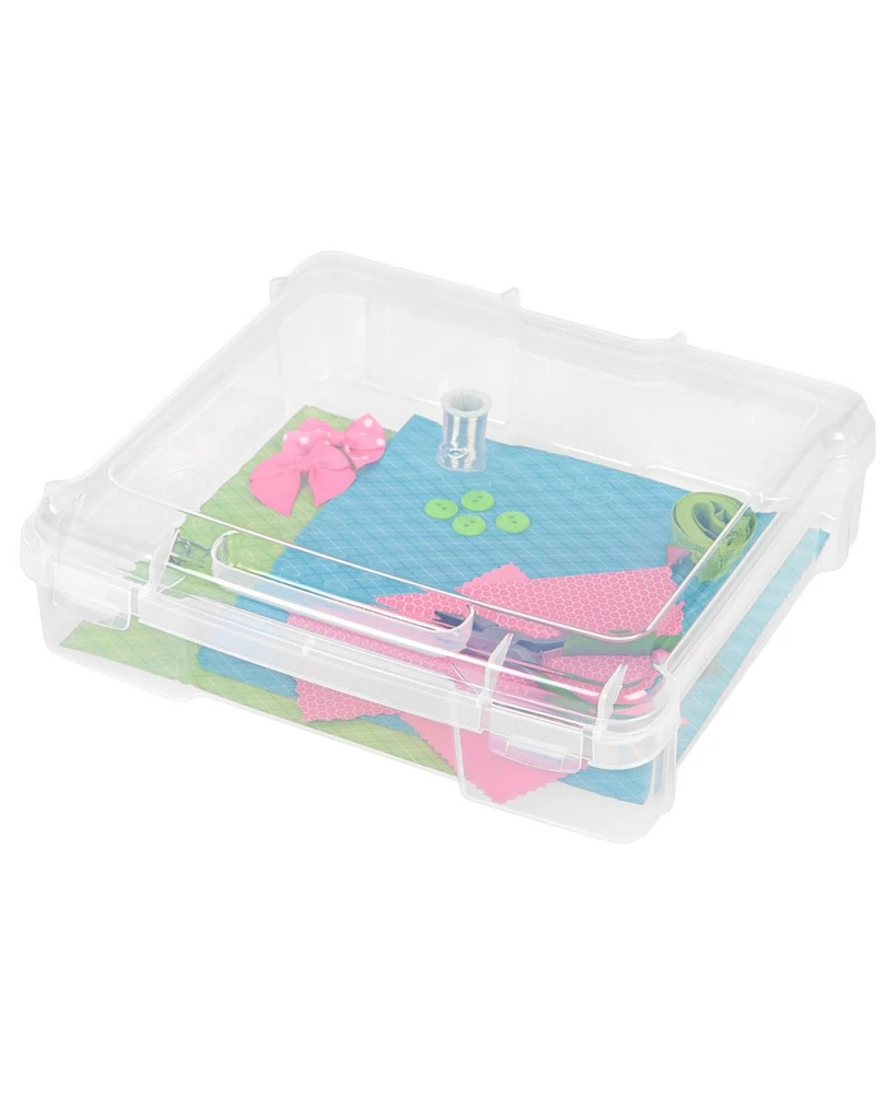 Iris Usa Plastic Portable Project Case for 8" x 8" Paper