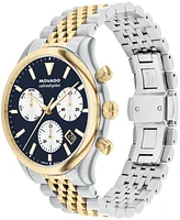 Movado Men's Calendoplan Swiss Quartz Chrono Two-Tone Stainless Steel Watch 43MM - Two