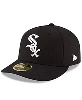 New Era Men's Black Chicago White Sox National Baseball Hall of Fame Low Profile 59FIFTY Fitted Hat