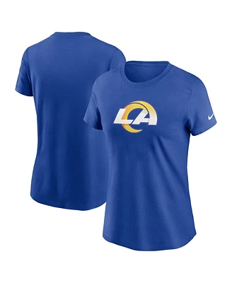 Nike Women's Royal Los Angeles Rams Primary Logo T-Shirt