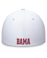 Nike Men's White Alabama Crimson Tide 2024 On-Field Swoosh Flex Hat