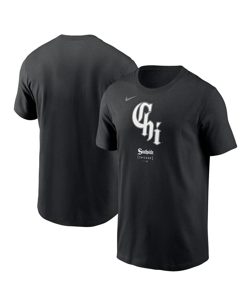 Nike Men's Black Chicago White Sox City Connect Large Logo T-Shirt