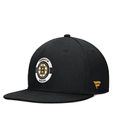 Fanatics Men's Black Boston Bruins Authentic Pro Training Camp Snapback Hat