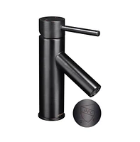 Aquaterior 1 Hole Bathroom Round Faucet Cold & Hot Water for Undermount Vessel Sink Orb