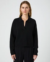 French Connection Women's Vhari Collared Long-Sleeve Sweater