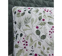 Evergreen Ivy Carol Charmeuse 2-Pc. Quilt Set, Twin