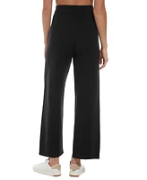 Three Dots Women's Kate Cropped Wide-Leg Pants