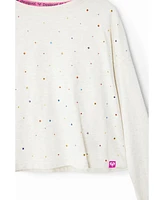 Desigual Girls Long-sleeve polka dot T-shirt