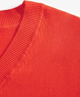 On 34th Women's V-Neck Dropped-Shoulder Sweater, Created for Macy's