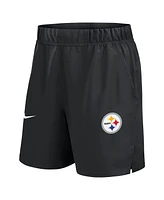 Nike Men's Black Pittsburgh Steelers Blitz Victory Performance Shorts