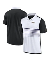 Nike Men's Black/White Baltimore Ravens Fashion Performance Polo