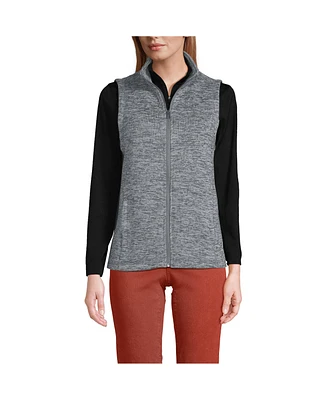 Lands' End Women's School Uniform Sweater Fleece Vest