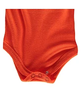 Two Feet Ahead Baby Boys and Girls Orange Clemson Tigers Big Logo Bodysuit