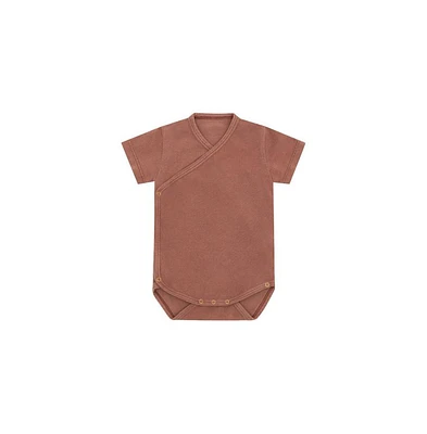 Vild House of Little Baby Ss Organic Cotton Kimono Bodysuit