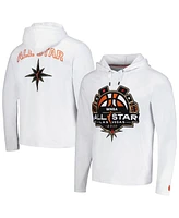 Fisll Men's and Women's White 2023 Wnba All-Star Game Applique Long Sleeve Hoodie T-Shirt