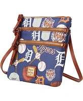 Dooney & Bourke Detroit Tigers Game Day Triple Zip Crossbody Purse