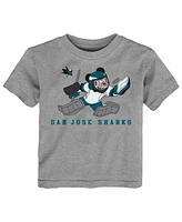 Outerstuff Toddler Teal/Heather Gray San Jose Sharks Two-Pack Disney Offense Only T-Shirt Set