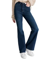 Dkny Jeans Women's High-Rise Flare